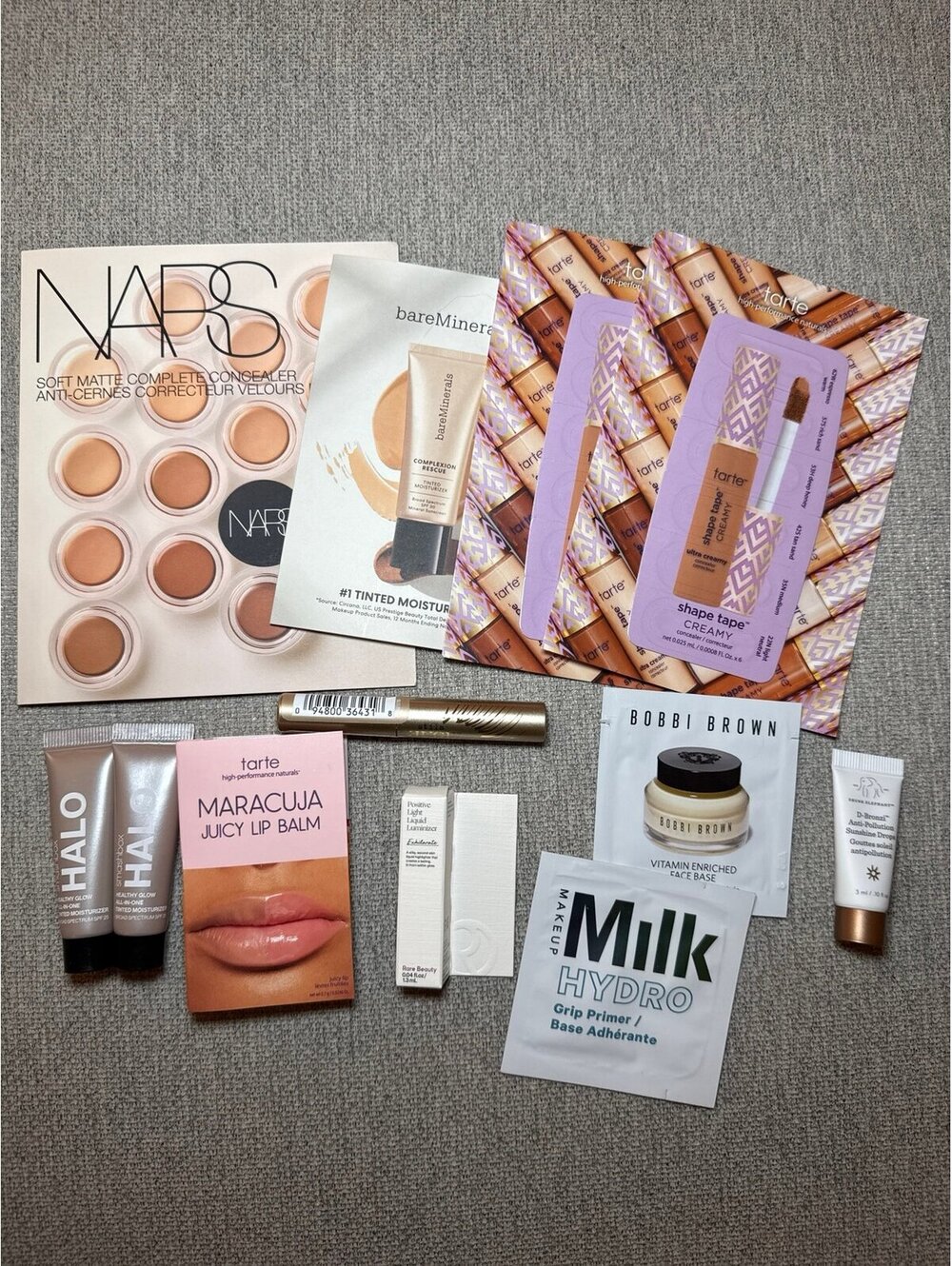 Makeup Bundle Lot Sample Testers Minis Nars Tarte Stila Bobbi Smash Drunk Milk